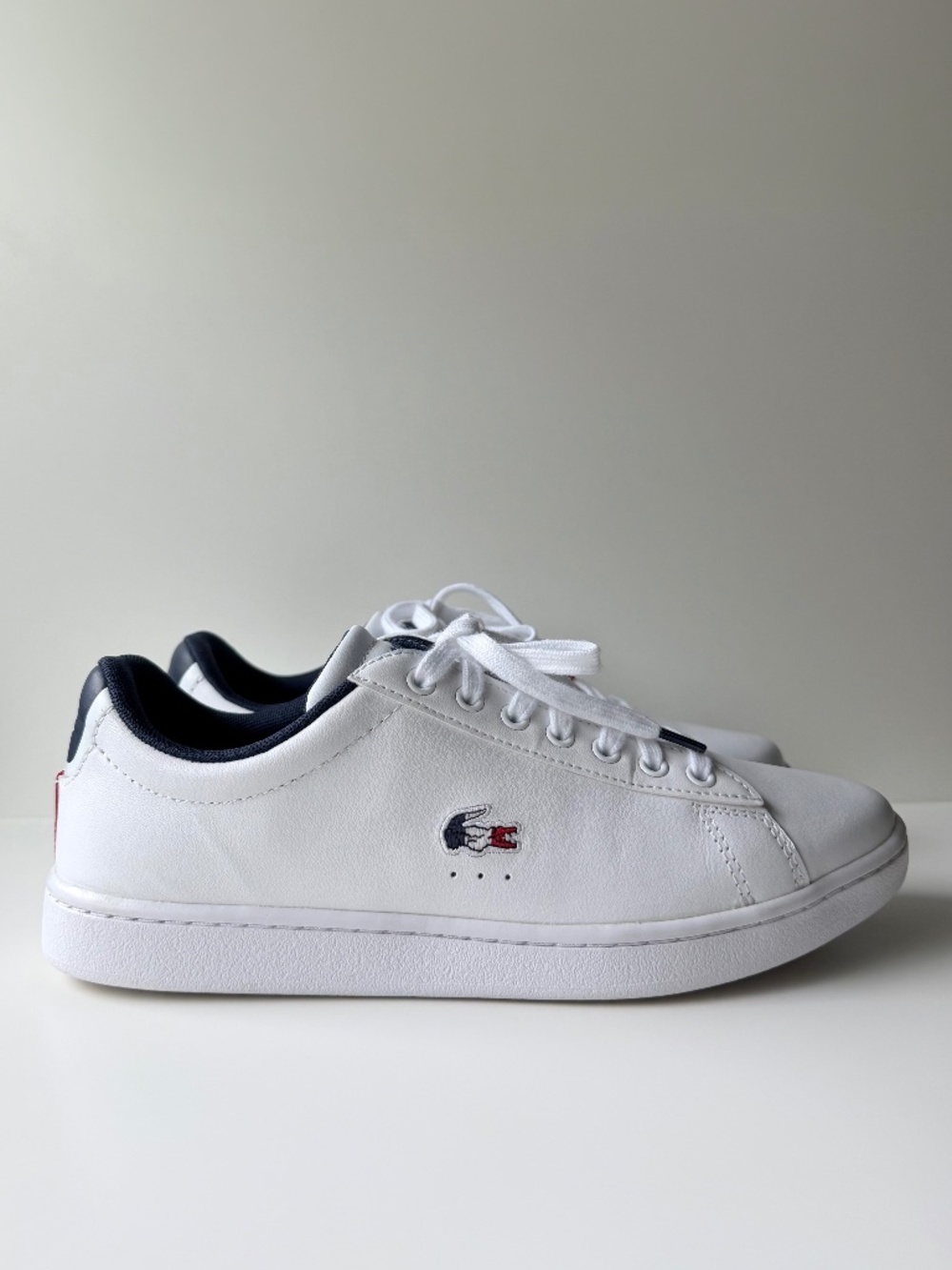 Lacoste Women's Carnaby Evo Tricolor Leather Sneakers - Picture 6 of 12